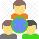Objetivo De Equipo Equipo Objetivo Icono