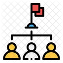 Objetivo Del Equipo Icono