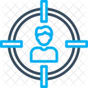 Objetivo Del Personaje Concentrarse Centrarse Icono