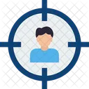 Objetivo Del Personaje Concentrarse Centrarse Icono