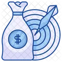 Objetivo Dinero Bolsa Dinero Icon