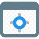 Objetivo en línea  Icono