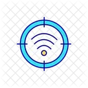 Objetivo En Senal Wifi Objetivo Punto Icono