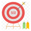 Objetivo Marketing SEO Icono