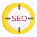 Objetivo Seo Objetivo Seo Objetivo Seo Icono