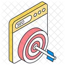 Marketing Objetivo Seo Icon