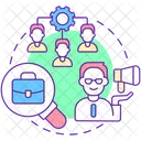 Negocios Recursos Humanos Gestion Icon