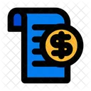 Obligaciones Papel Sistema Bancario Icono