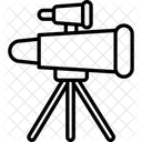 Observacao De Estrelas Telescopio Astronomia Ícone