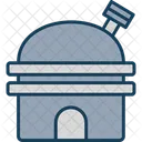 Observatory Astronomy Space Icon