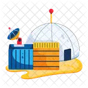 Space Station Orbital Station Satellite Station Icon