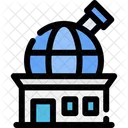 Observatory Astronomical Space Icon