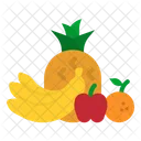 Obst Geschenk Korb Symbol