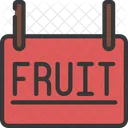 Obst Obst Schild Board Symbol