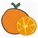 Obst Orange Zitrus Symbol