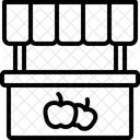 Obststand Imbissstand Essen Symbol