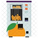 Obstverkauf Verkaufsautomat Munzautomat Symbol