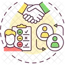 Funcionario Feedback Local De Trabalho Ícone
