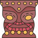 Tiki Taza Bebida Icono