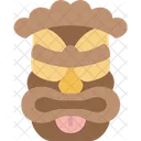 Tiki Totem Tribal Icono