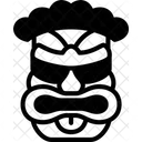 Tiki Totem Tribal Icono
