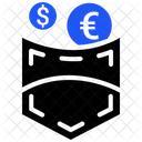 Efectivo Moneda Obtener Icono