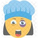 Nero Occhio Emoji Icon