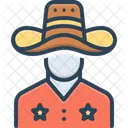 Western Ingles Cap Icono