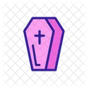 Occult Line Coffin Icon