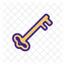 Occult Key Contour Icon