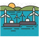 Ocean Thermal Energy Icon