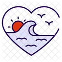 Coeur de l'océan  Icône