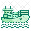 Ocean freight  Icon