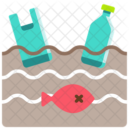 Ocean garbage Icon