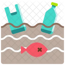 Ocean garbage  Icon