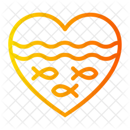 Ocean Heart  Icon