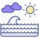 Ocean Sea Water Icon