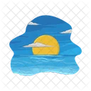 Ocean Sea Water Icon