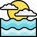 Ocean Holiday Vacation Icon