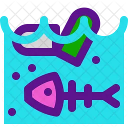 Ocean Pollution  Icon