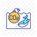 Ocean Carbon Effect Icon