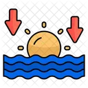 Ocean sunset  Icon