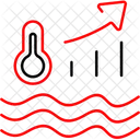Ocean Warming Warming Ocean Icon