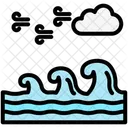 Ocean Wave Relaxation Water Icon