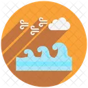Ocean Wave Relaxation Water Icon