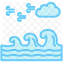Ocean Wave Relaxation Water Icon