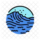 Ocean Waves Tidal Icon