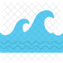 Ocean Waves Sea With Giant Waves Water Waves Icon