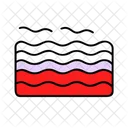 Ocean Waves Summer Vacation Icon
