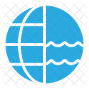 Oceans Day Globe World Oceans Day Icon